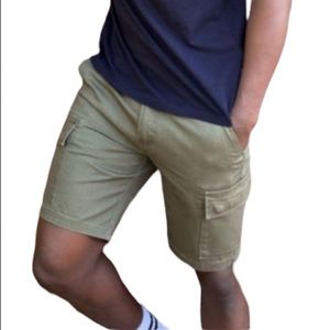 TOPMAN men’s green cargo shorts size 28W